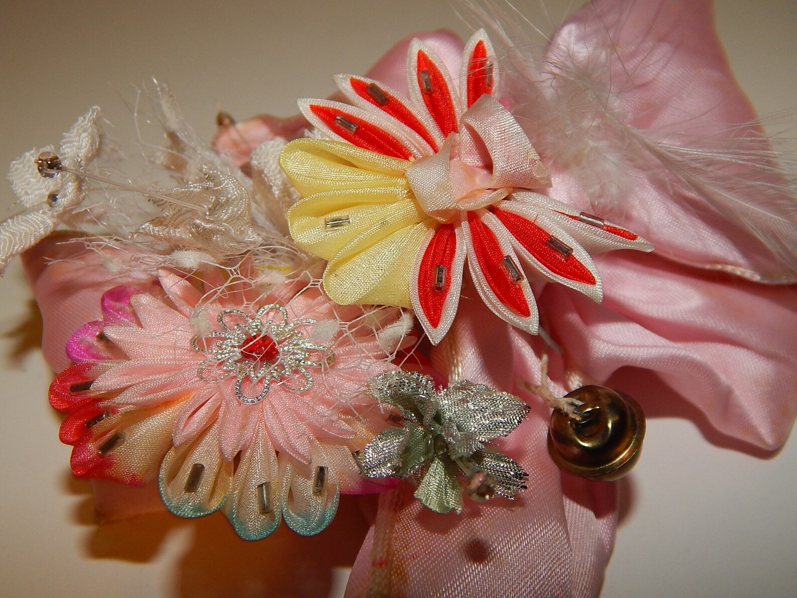 Vintage Japanese Hair Accessories Tsumami Zaiku Kanzashi Etsy