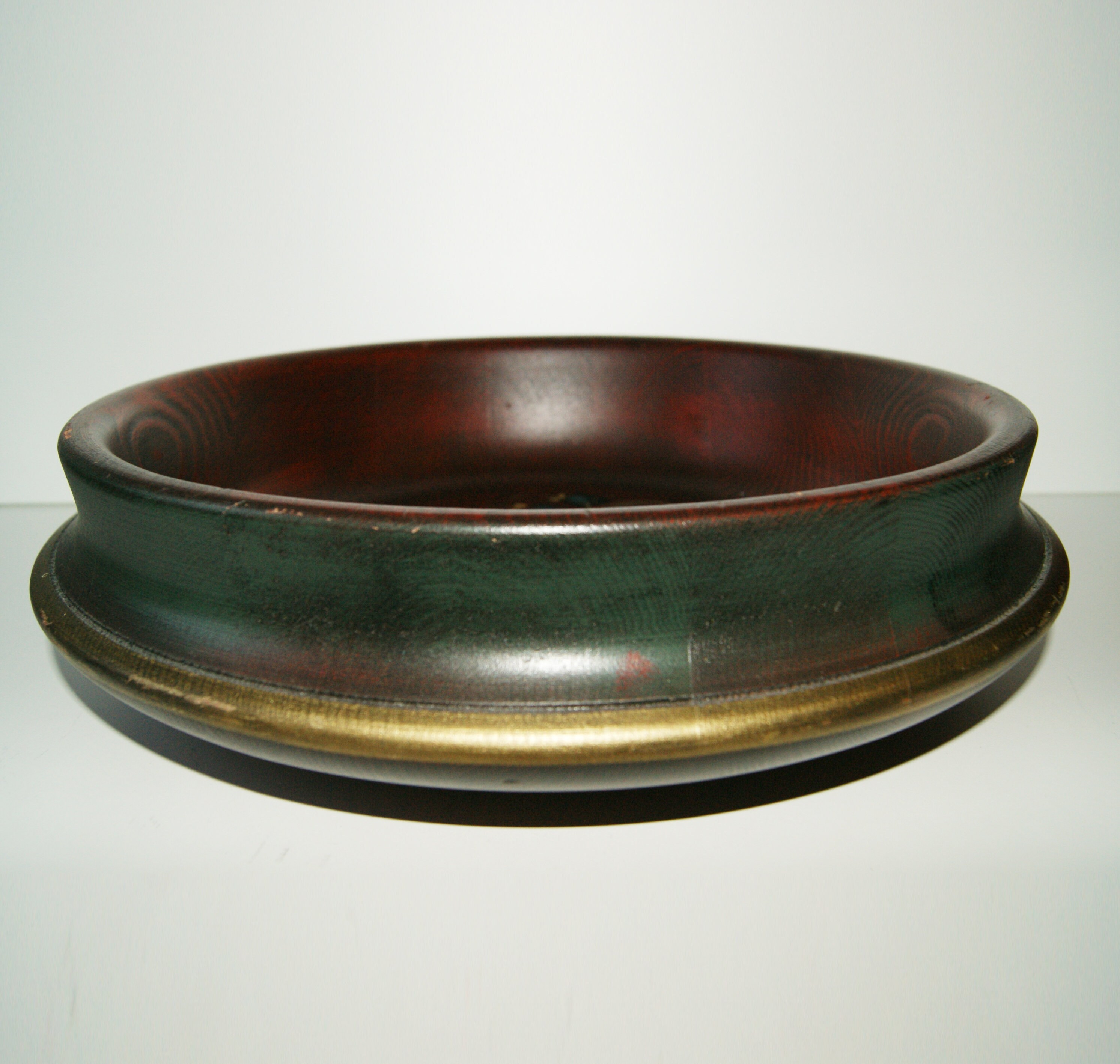 90年代のヴィンテージノルウェーローズマリングハンドペイント木製