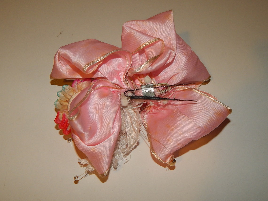 Vintage Japanese Hair Accessories Tsumami Zaiku Kanzashi Etsy