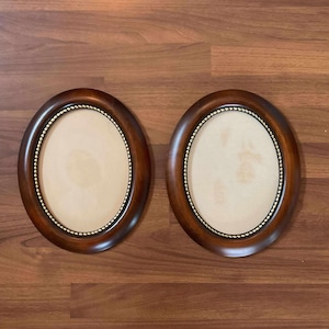 Lot 2 of Vintage 1979 Made in Finland Solid Wooden Photo Picture Frames