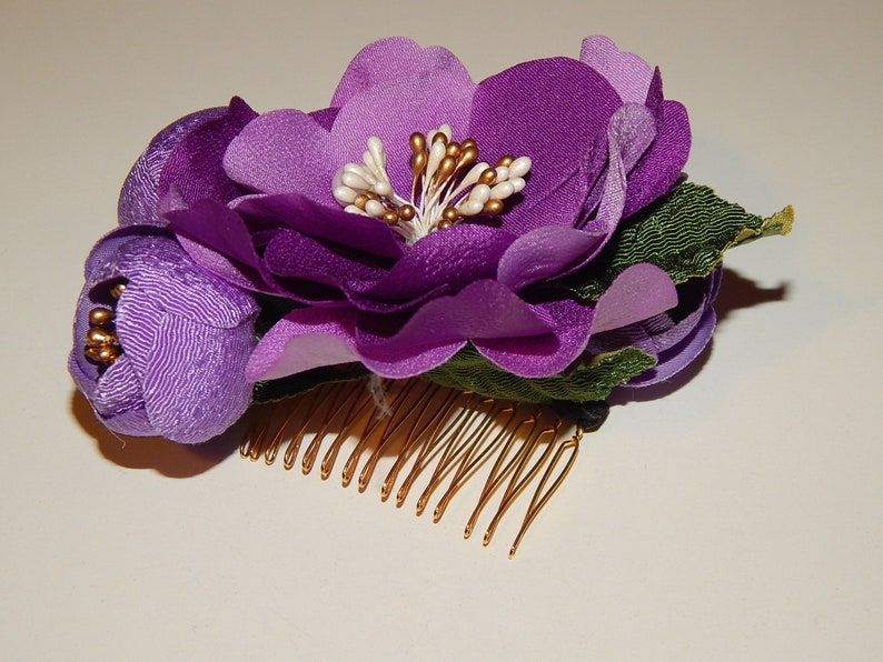 Set 3 of Japanese Hair Accessories Tsumami Zaiku Kanzashi Etsy