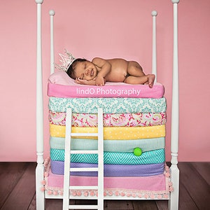 Princess and the Pea Digital backdrop - Instant Download