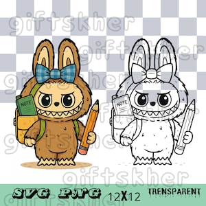 labubu svg vinyl, Labubu images,Labubu super cute monsters, sublimation, layered labubu svg, Bundle of Labubu Vector Digital File for Cricut