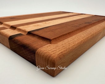 Cutting Board - Birdseye Maple, Cherry & White Oak