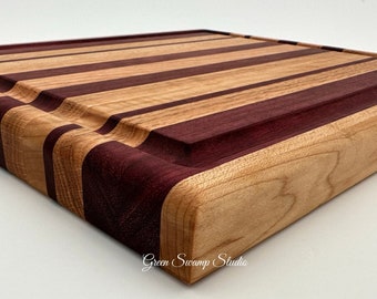 Cutting Board - Maple, Purpleheart, White Oak, Quilted Maple, Red Oak