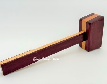 Wooden Business Hammer - Purpleheart & Maple