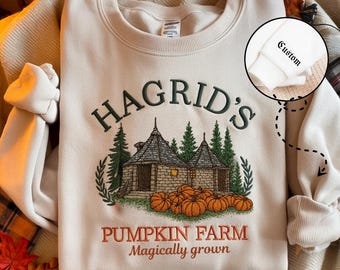 Gentle Giant wizard Pumpkin farm magically grown Sweatshirt, Fall Sweatshirt, Halloween hoodie, Spooky Season, Thanksgiving Sweatshirt
