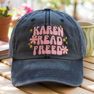 Karen Read Freed Embroidered Hat, Fread ASL Hat, Canton MA Corruption Hat, FKR Trial Support Cap,Justice for Karen Read,Karen Read Supporter