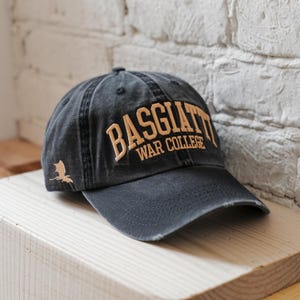 Basgiath War College Embroidered Hat, Fourth Wing Embroidered Hat, Xaden Riorson, Dragon Rider Hat, Romantasy Reader Bookish Gift Cap