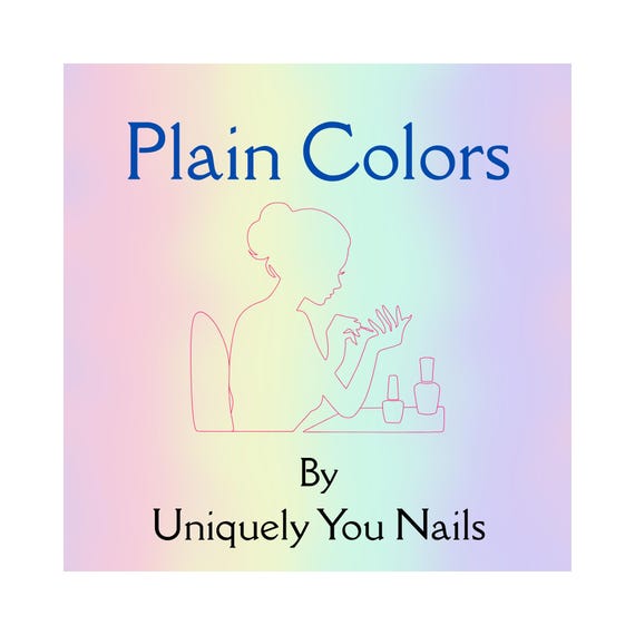 Handmade Plain Color Press On Nails: Custom Gel-X Nails