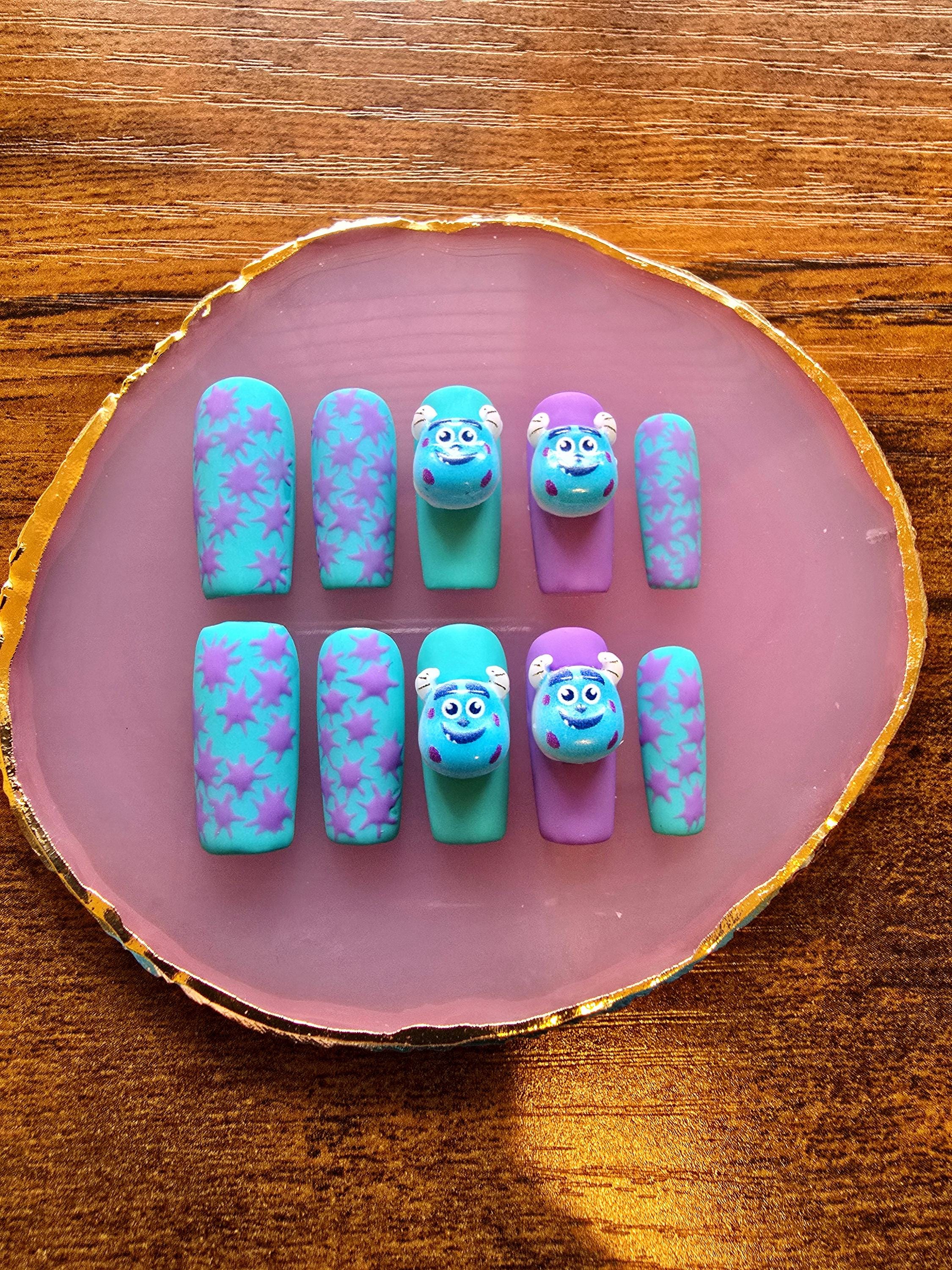 Scare Monster Press On Nails Set