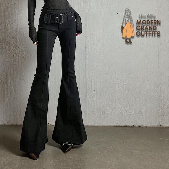 sachin and babi light blue dress High-Rise Piper Flare Pant main image 1