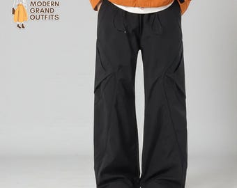 Pantalones de senderismo para hombre / Pantalones de pierna recta / Ropa de trabajo repelente al agua / Pantalones utilitarios para viajes y actividades al aire libre