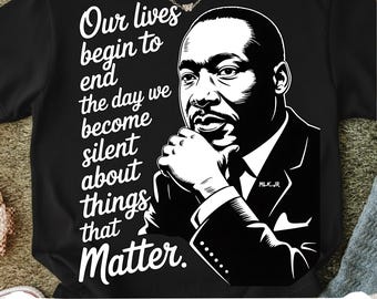 Martin Luther King Jr Day Quote PNG, Junetheen, Civil Rights Quote, Black History Month PNG
