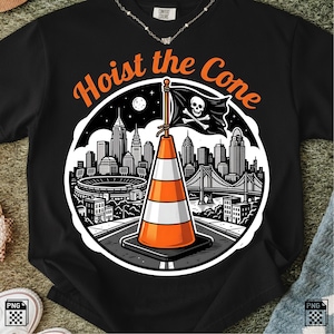 Lustiges Baseball-PNG | Hütchen hochziehen-PNG | Baseball-Humor | Verkehrskegel-Grafik | Sublimations-T-Shirt-Design (PNG) Bild 1
