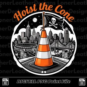 Lustiges Baseball-PNG | Hütchen hochziehen-PNG | Baseball-Humor | Verkehrskegel-Grafik | Sublimations-T-Shirt-Design (PNG) Bild 2