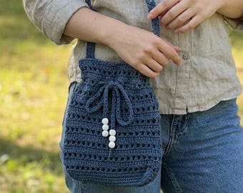 Crocheted Cross-body Bag