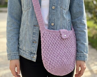 Large Bucket Tote Bag with Long Straps