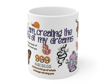 Diseño 11 - Tazas de café de cerámica, 11 oz, 15 oz