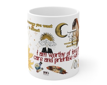 Diseño 3 - Tazas de café de cerámica, 11 oz, 15 oz