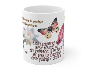 Diseño 6 - Tazas de café de cerámica, 11 oz, 15 oz