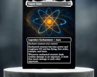 Super State Custom Made Game Card Proxy