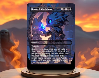 Beseech the Mirror - Full Art Custom Card - Etsy