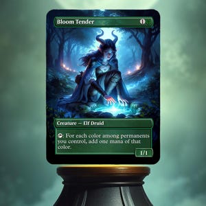 Bloom Tender Proxy de cartão de jogo personalizado
