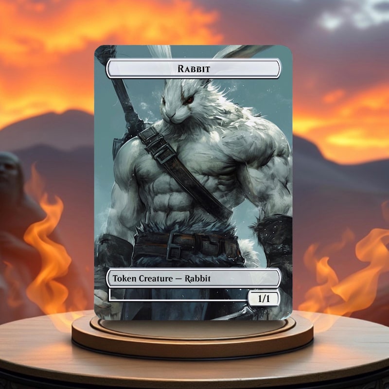 Mtg Proxy Tokens Bunny - Etsy