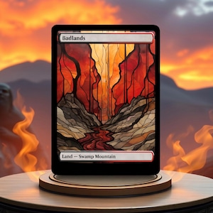Tarjeta proxy de juego personalizada de Badlands
