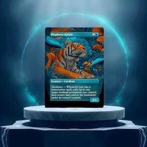 Displacer Kitten Custom Made Game Card Proxy