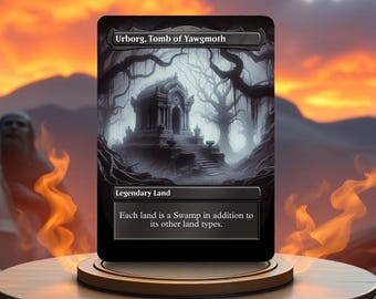 Urborg, Tomb of Yawgmoth Custom Made Game Card Proxy