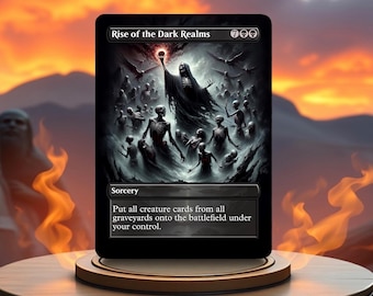 Rise of the Dark Realms - Full Art Custom Card - Etsy Canada