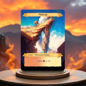 Plateau Custom Made Game Card Proxy