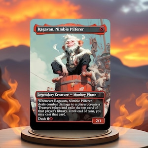 Tarjeta proxy de juego personalizada de Ragavan, Nimble Pilferer