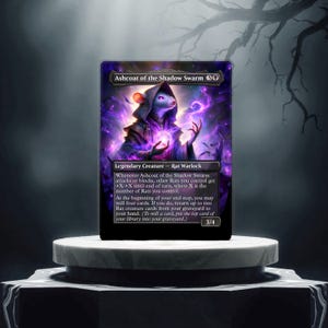 Ashcoat of the Shadow Swarm Custom Made Game Card Proxy