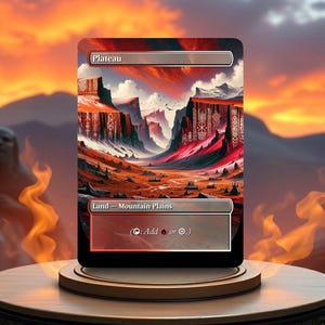 Plateau Custom Made Game Card Proxy