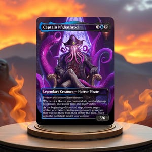 Captain N'ghathrod Custom Made Game Card Proxy