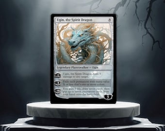 Ugin, the Spirit Dragon Custom Made Game Card Proxy - Etsy Israel Ugin, the Spirit Dragon Custom Made Game Card Proxy - Etsy Israel