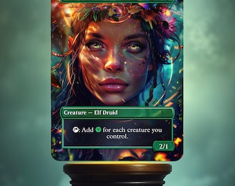Kreis der Träume Druide Custom Made Game Card Proxy