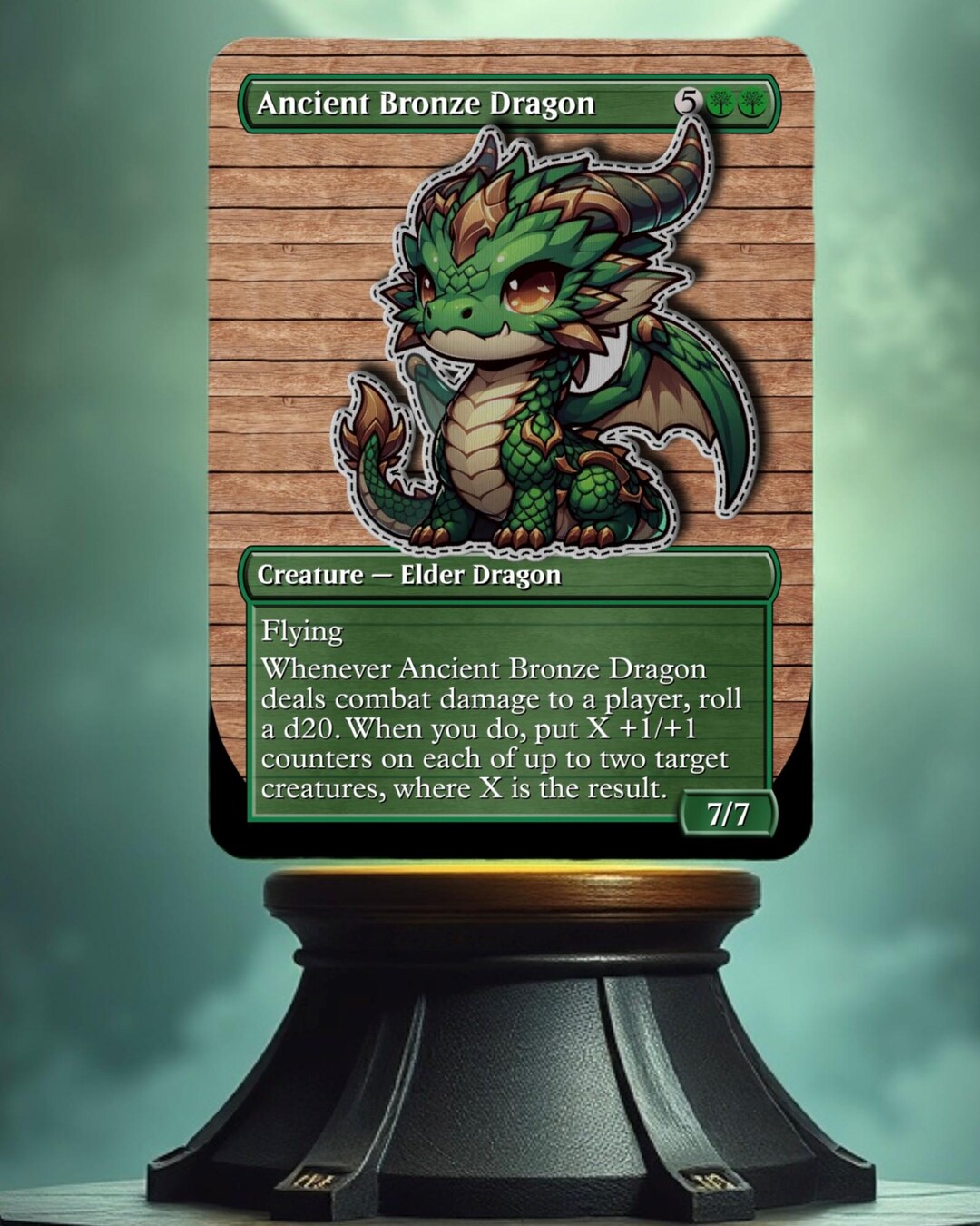 Ancient Bronze Dragon Custom Made Game Card Proxy - Etsy