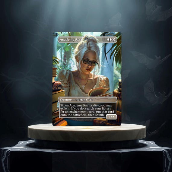 Academy Rector Custom Made Game Card Proxy - Etsy