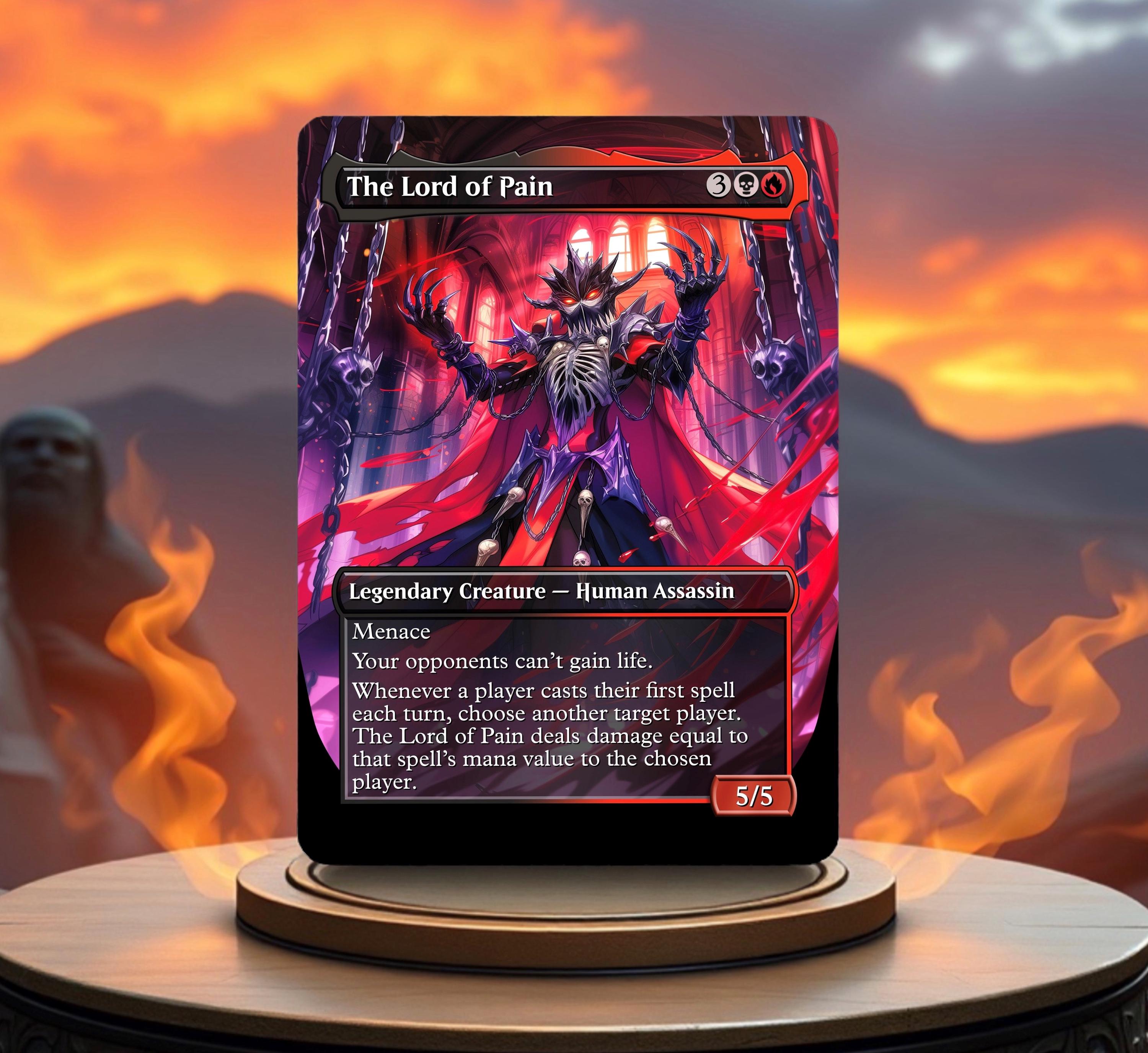 the lord of pain mtg card Dungeons and Dragons: Curse of Strahd - Tarokka Deck (EN main image 1
