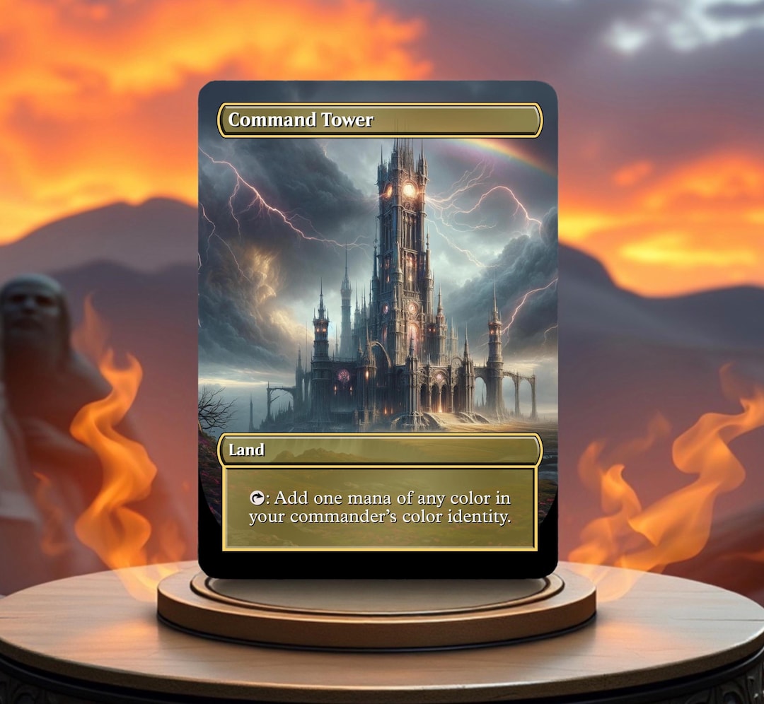 Command Tower Custom Command Tower Custom Made Game Card Proxy - Etsy
