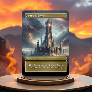 Command Tower Custom Made Game Card Proxy