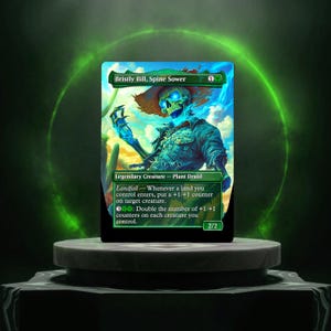 Bristly Bill, procuration de cartes de jeu personnalisées Spine Sower