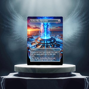 Tarjeta proxy de juego personalizada Aetherflux Reservoir