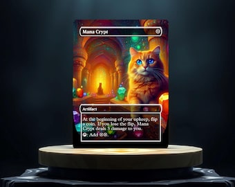 Mana Crypt Custom Made Game Card Proxy