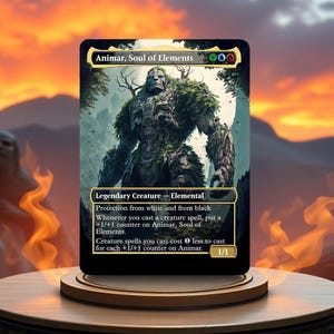 Animar, Soul of Elements specialtillverkad spelkortsproxy