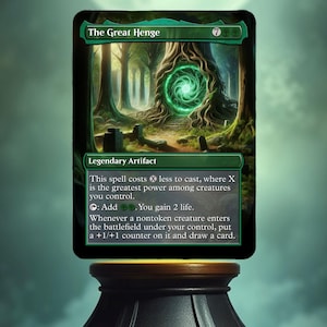 The Great Henge Custom Made Game Card Proxy